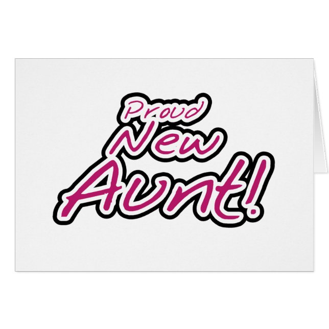 Nouveaux T-shirts et cadeaux fiers de tante (Devant horizontal)