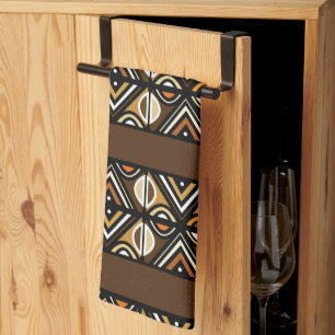 Nouveaux Uhuru Motif ethnique Serviette de cuisine