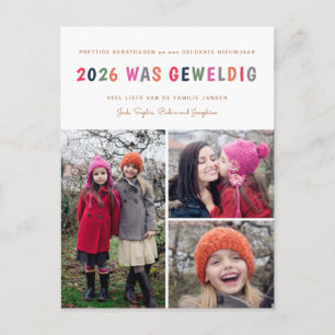 Nouvel An   2017 était Génial   Carte Postale 3 Ph