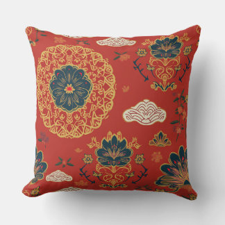 Nouvel an Coussin simple à motif D