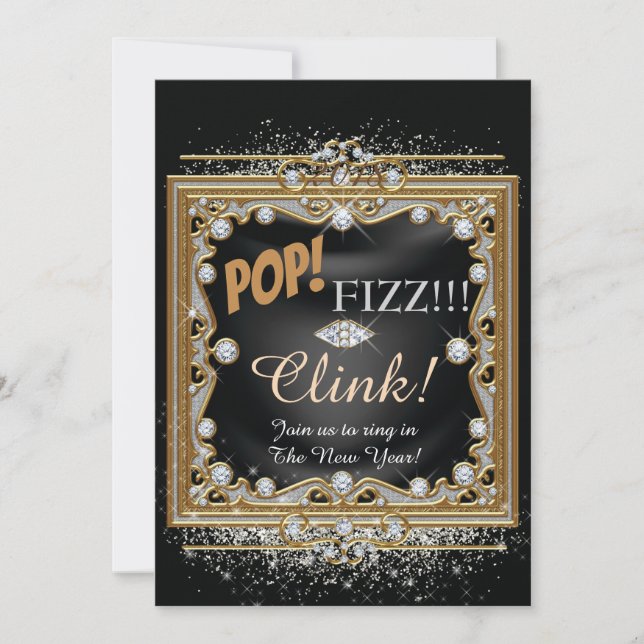 Nouvel An Eve Party Invitation (Devant)