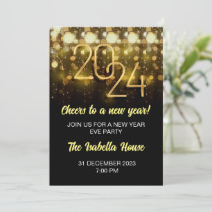 Nouvel An Eve Party Invitation l Nouvel An 2024
