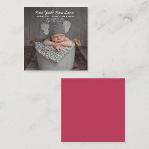 Nouvel An Love Faire-part de naissance photo