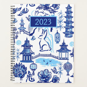 Nouvel an lunaire Rabbit Chinoiserie Planificateur