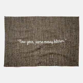Nouvel An, Même Serviette De Cuisine Messy