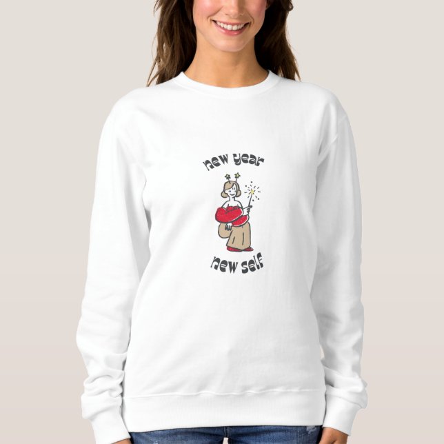 Nouvel An Réveillon 2025 Sweatshirt - Joyeux Nouve (Devant)