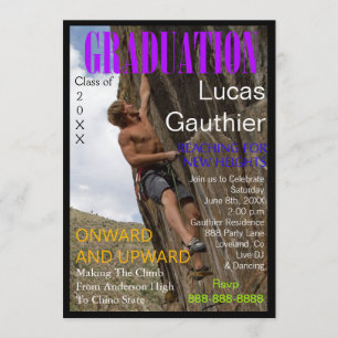 Nouvel invitation de couverture de magazine