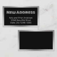 Nouvelle adresse Carte de Faire-part de déplacemen