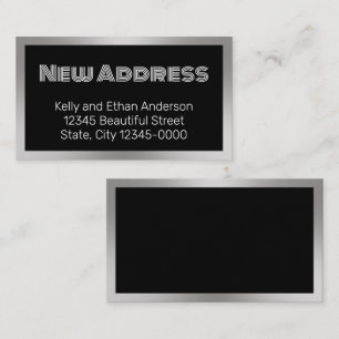 Nouvelle adresse Carte de Faire-part de déplacemen