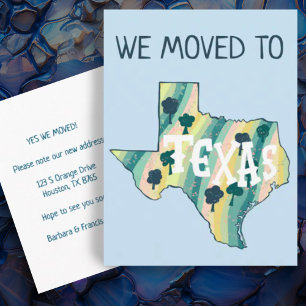 NOUVELLE ADRESSE Déplacement de l'état TEXAS Carte