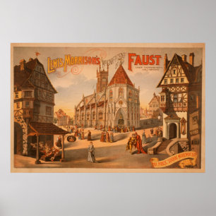Nouvelle affiche magnifique de Faust Nuremberg