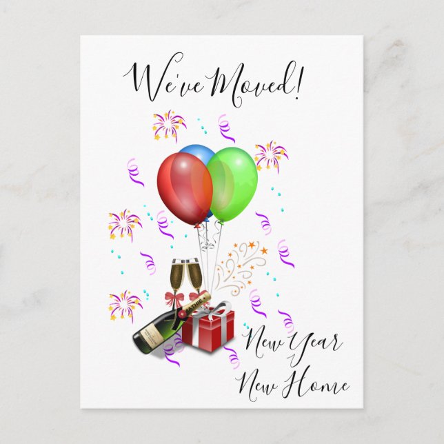 Nouvelle année Faire-part mobile (Devant)