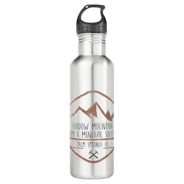 Nouvelle bouteille d'eau de logo (Devant)