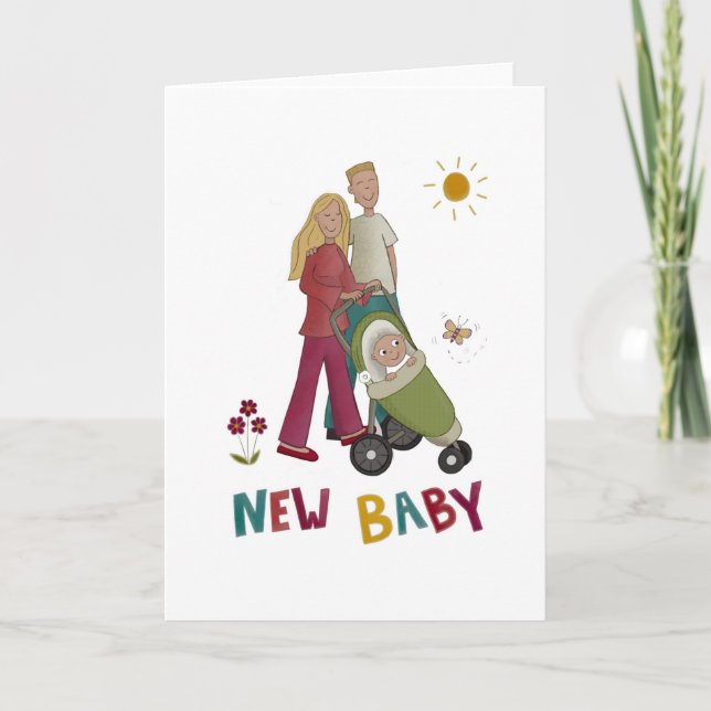 Nouvelle carte bébé (Devant)