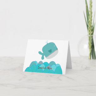 Nouvelle carte bébé avec accueil irlandais