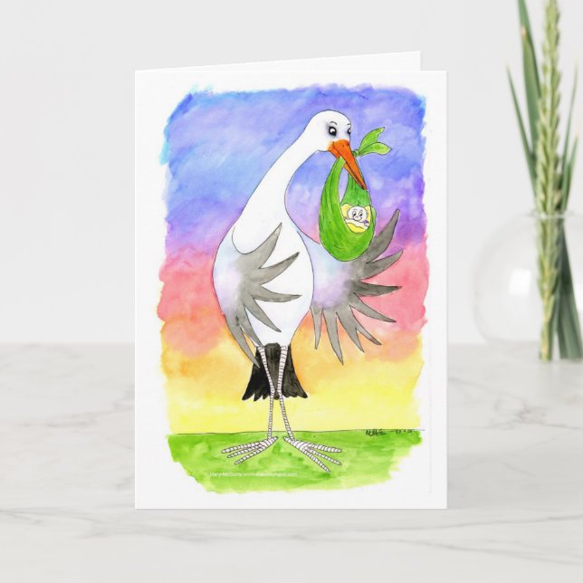 Nouvelle carte de bébé (Devant)