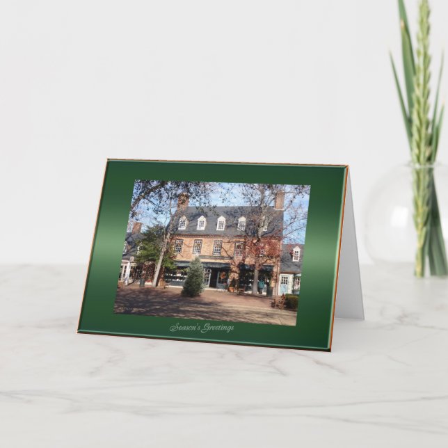 Nouvelle carte de Bonnes Fêtes de Williamsburg (Devant)