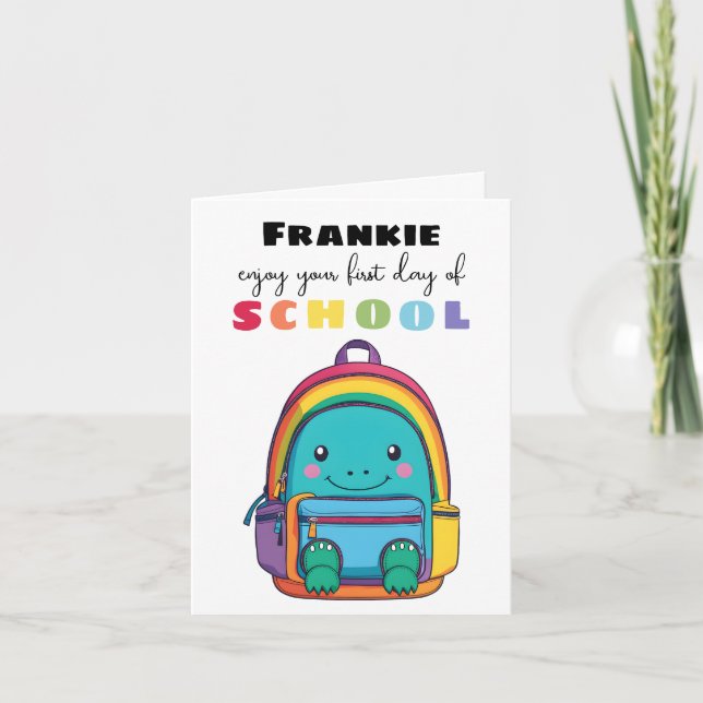 Nouvelle Carte de démarrage scolaire pour crocodil (Devant)