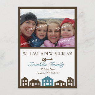Nouvelle carte de Faire-part d'adresse