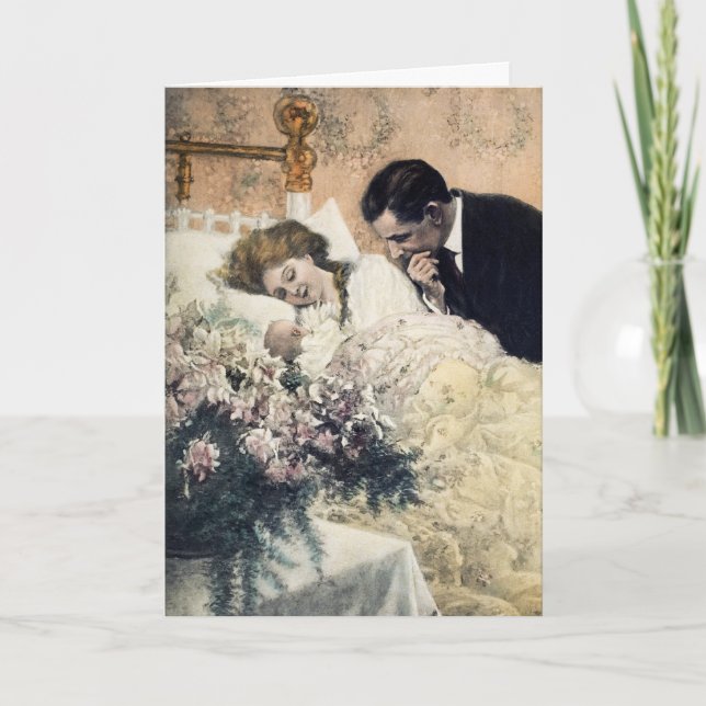 Nouvelle carte de félicitations pour bébé (Devant)