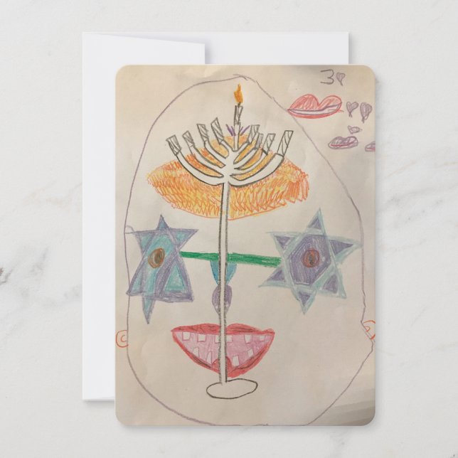 Nouvelle carte de Hanoucca ! (Devant)