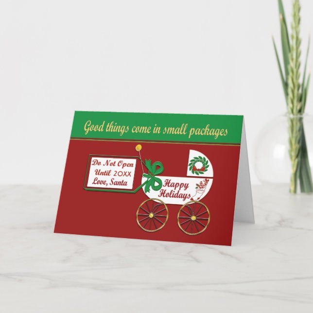 Nouvelle carte de Noël Joyeux Vacances Amour Père  (Devant)