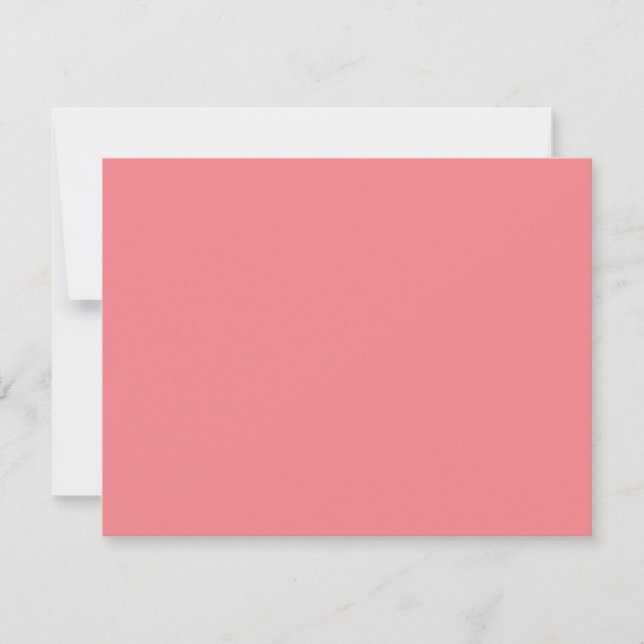 Nouvelle carte plate personnalisée avec texte et l (Devant)