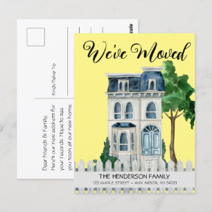 Nouvelle carte postale Faire-part de déménagement