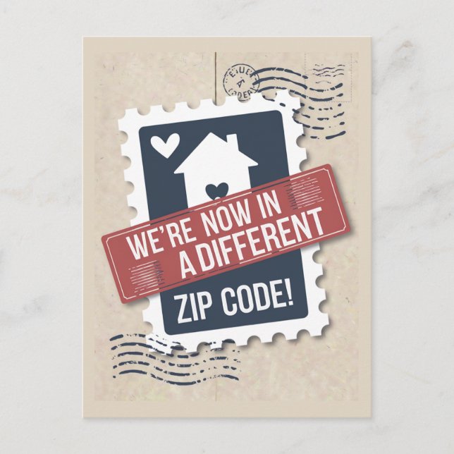 Nouvelle carte postale Faire-part de déménagement (Devant)