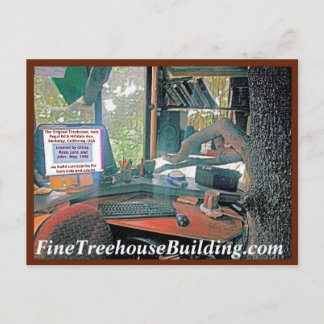 Nouvelle carte postale Green HelpyounutsTreehouse