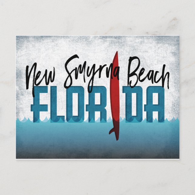 Nouvelle carte postale Smyrna Beach Florida Surboa (Devant)