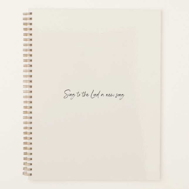 Nouvelle chanson - Planificateur (Devant)