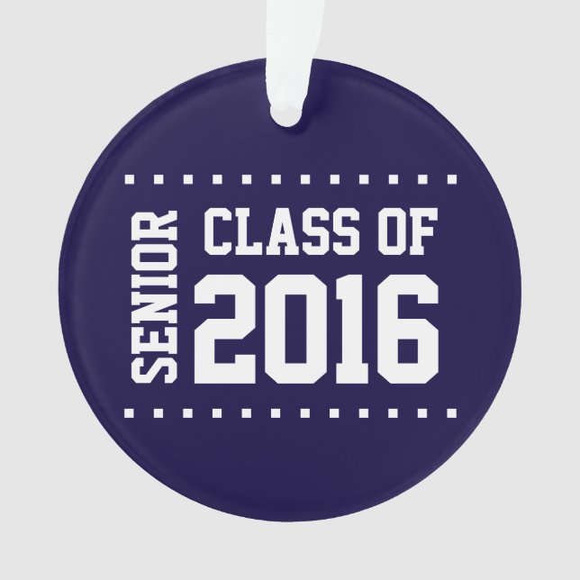 Nouvelle classe personnalisable de l'ornement 2016 (devant)