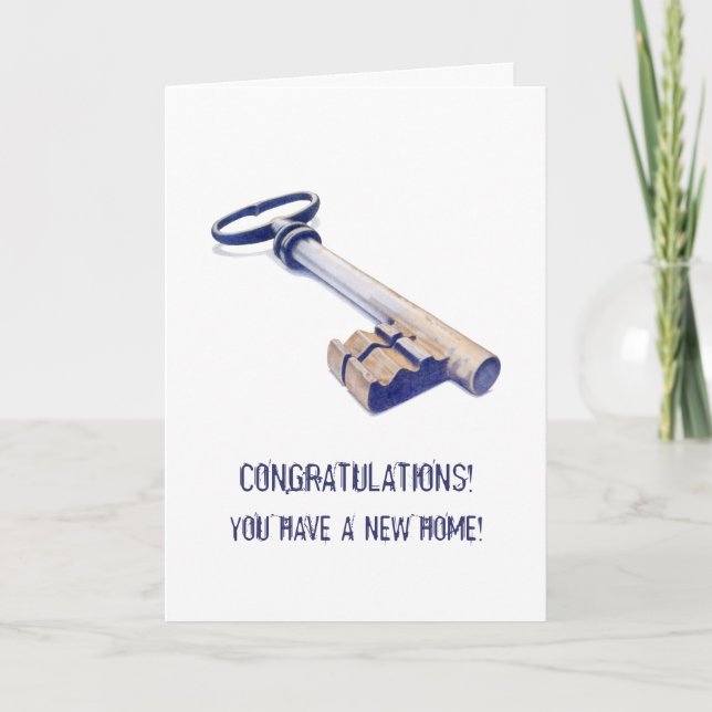 Nouvelle clé - Carte d'accueil (Devant)