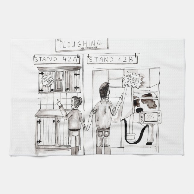 Nouvelle cuisine ou nouvelle serviette de cuisine (Horizontal)