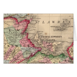 Nouvelle-Écosse, Nouveau-Brunswick, Carte par Mitc