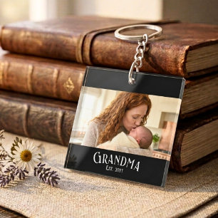 Nouvelle grand-mère Nom personnalisé Année Photo é