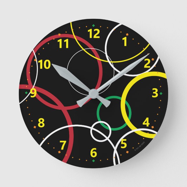 Nouvelle horloge murale acrylique d'onde (Recto)