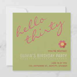 Nouvelle invitation à une fête d'anniversaire | Ca