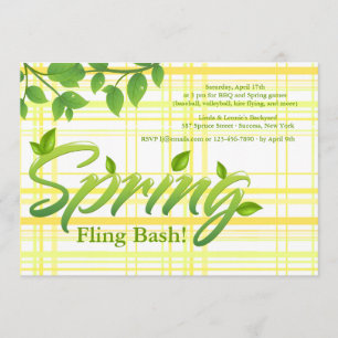 Nouvelle invitation de printemps