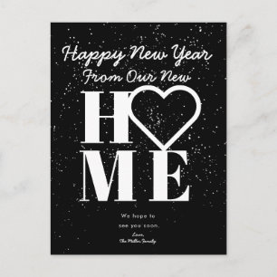 Nouvelle maison Bonne année Faire-part de déménage
