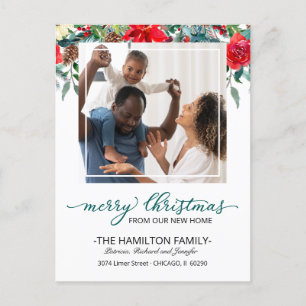 Nouvelle maison Noël Moving Faire-part Photo