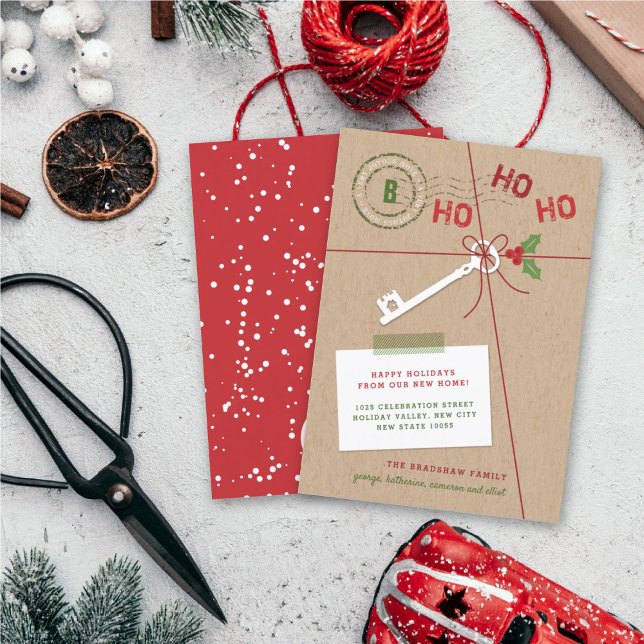 Nouvelle maison Nouvelle carte de Faire-part de va (Créateur téléchargé)