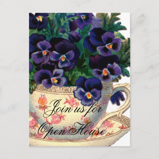 Nouvelle maison Open House invitation Carte postal (Devant)