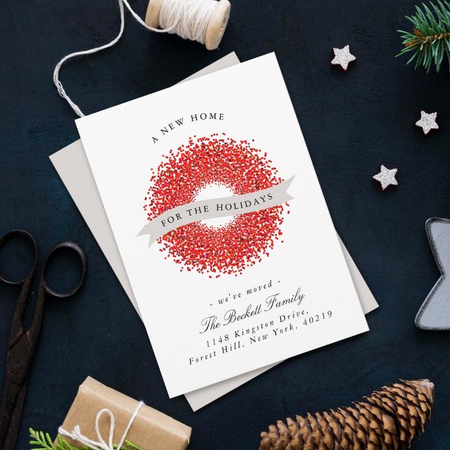 Nouvelle Maison Pour Les Vacances | Faire-part de  (Créateur téléchargé)