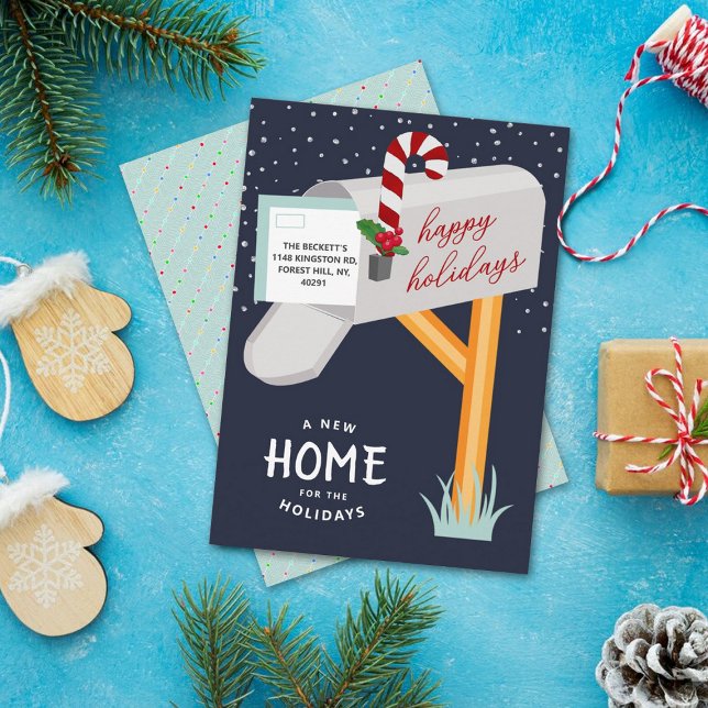 Nouvelle Maison Pour Les Vacances Faire-part En Mo (Créateur téléchargé)