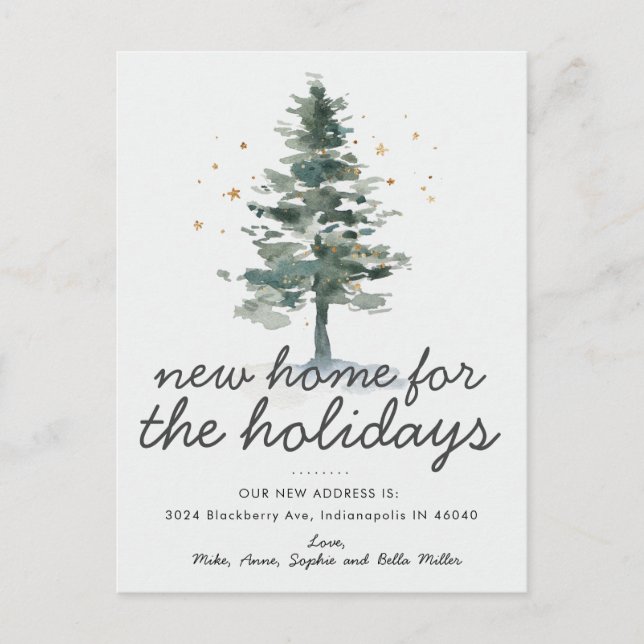 Nouvelle maison pour les vacances Faire-part mobil (Devant)