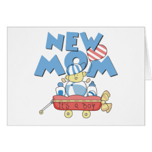 Nouvelle maman C'est un garçon Tshirts et cadeaux
