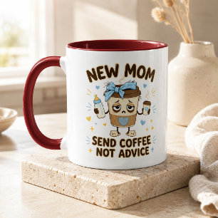 Nouvelle Maman Envoyez Café Pas Conseils Tasse Rou