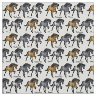 Nouvelle-Mode-Isländer-Pferd Stoff